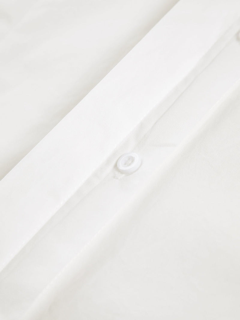 Camisa cuadrada con botones para mujer | Manga larga