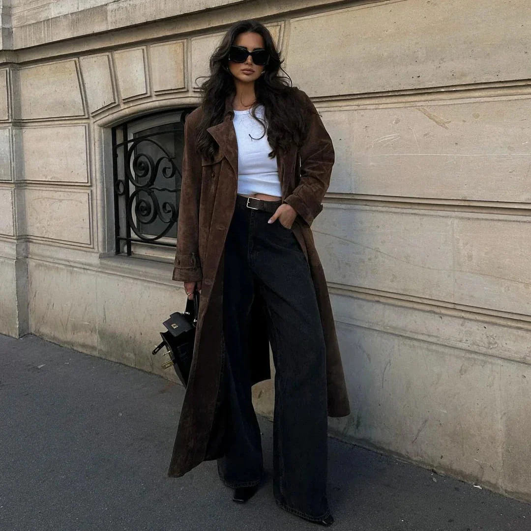 Abrigo largo estilo vintage para mujer | Zoe