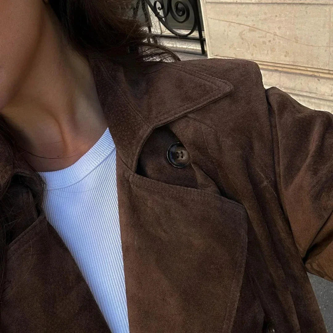 Abrigo largo estilo vintage para mujer | Zoe