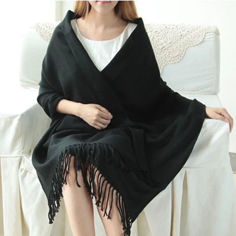 Bufanda de mujer con diseño a cuadros | Rectangular